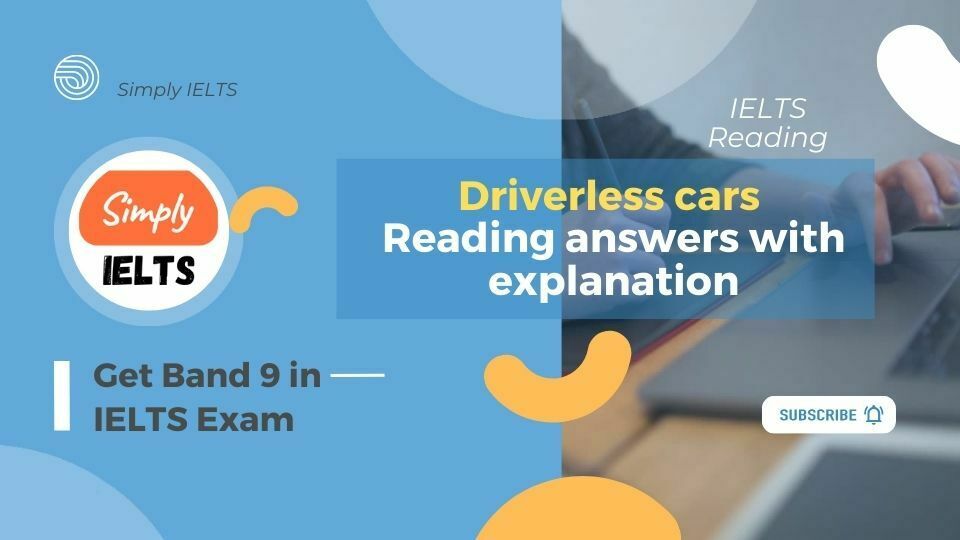 Driverless cars reading test with answers and explanation Simply IELTS