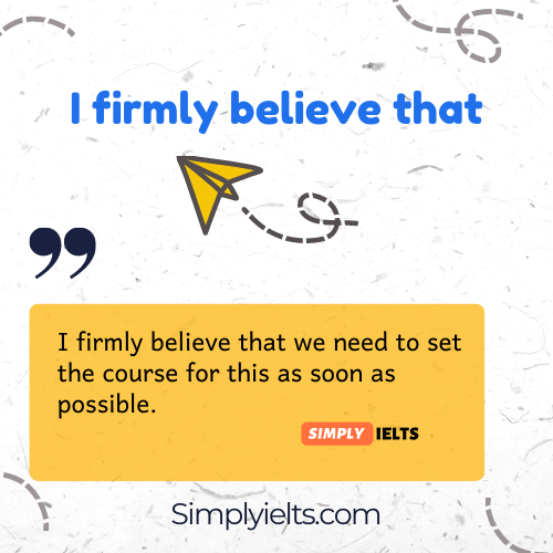 I firmly believe that example